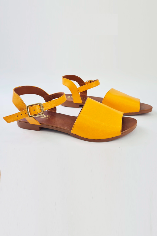 Genuine Leather Handmade  Flat Sandal ACAIACA Model 113