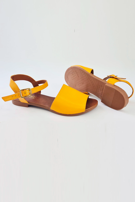 Genuine Leather Handmade  Flat Sandal ACAIACA Model 113