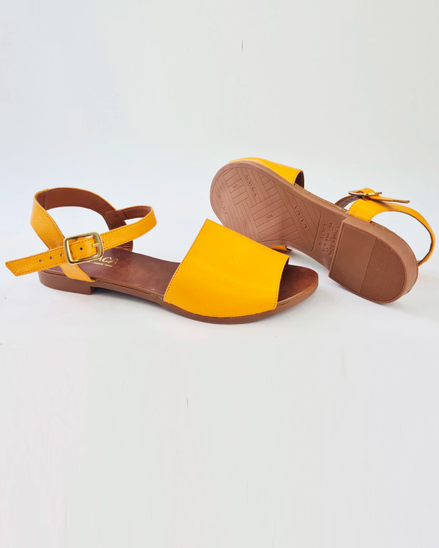 Genuine Leather Handmade  Flat Sandal ACAIACA Model 113