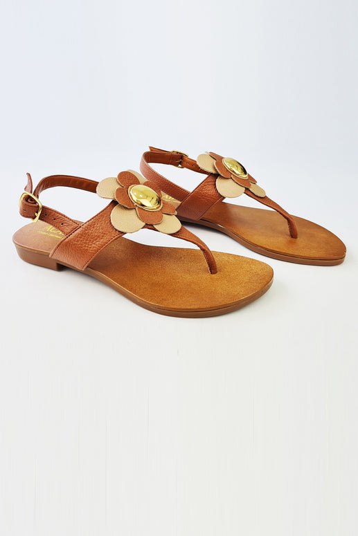 Genuine Leather Sandal, Handmade, Model 455