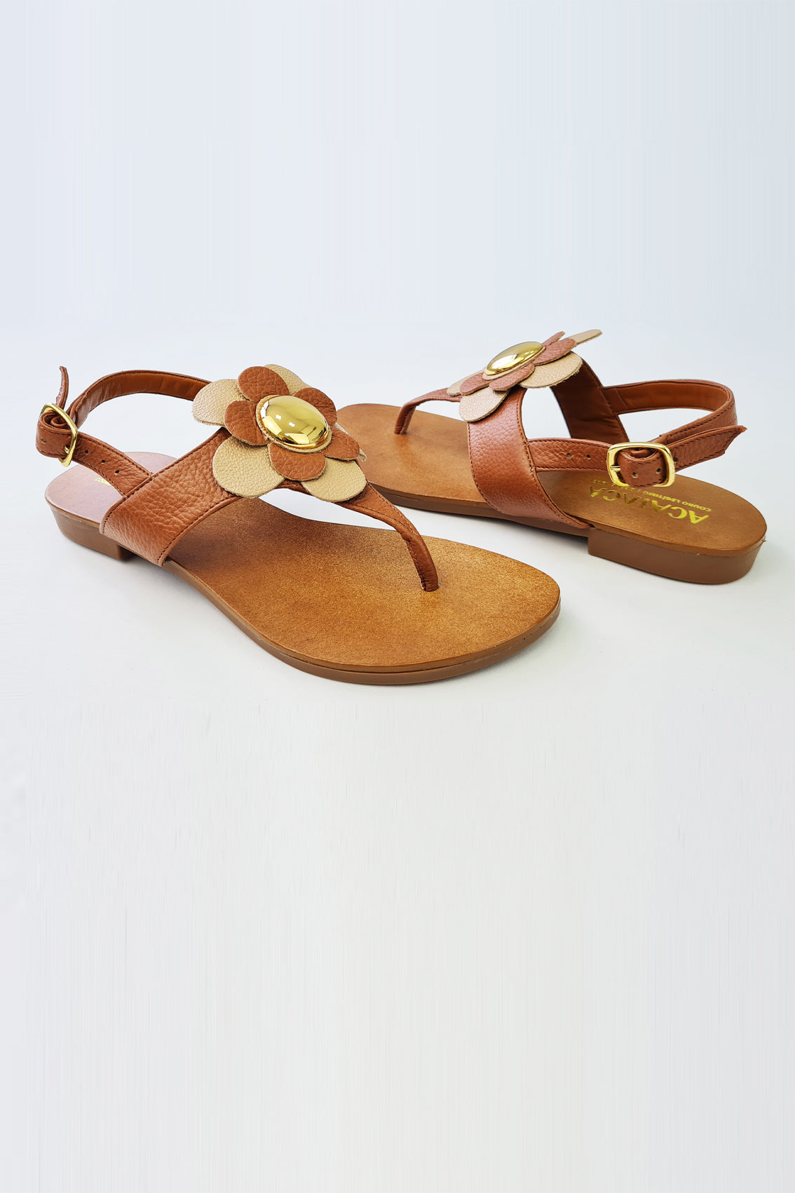 Genuine Leather Sandal, Handmade, Model 455