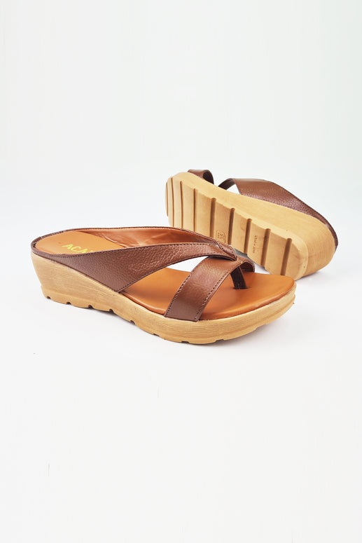 Genuine Leather Handmade Orthopedic Sandal ACAIACA model 7033