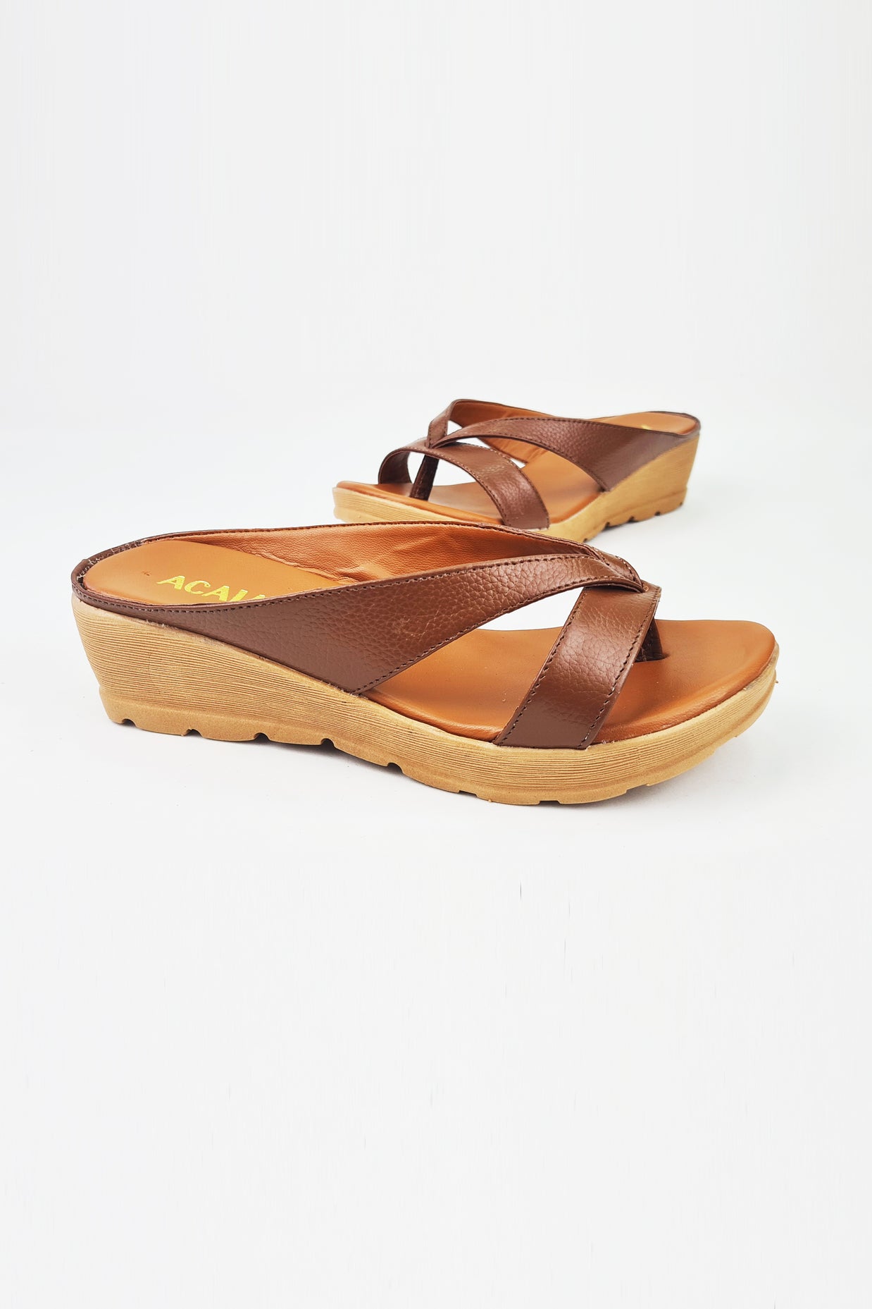 Genuine Leather Handmade Orthopedic Sandal ACAIACA model 7033