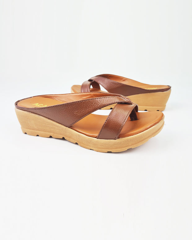 Genuine Leather Handmade Orthopedic Sandal ACAIACA model 7033
