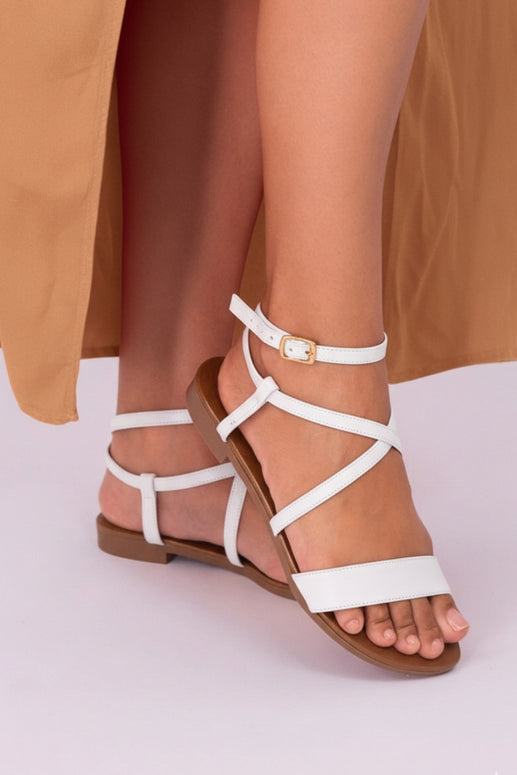 Genuine Leather Handmade  Flat Sandal ACAIACA Model 894