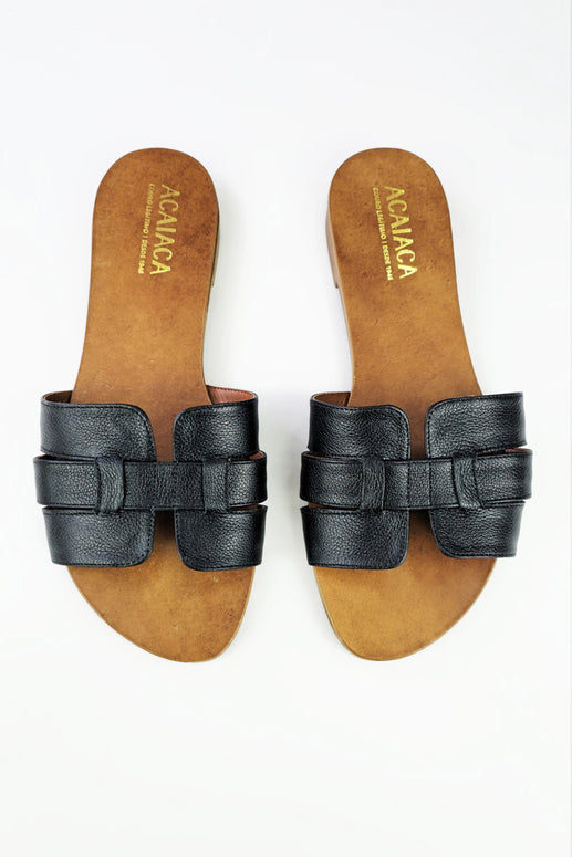 Genuine Leather Handmade  Flat Sandal ACAIACA Model 900